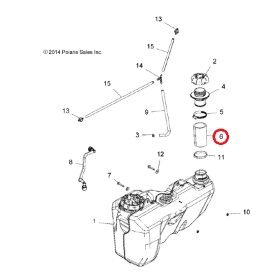 Патрубок Polaris 5413142