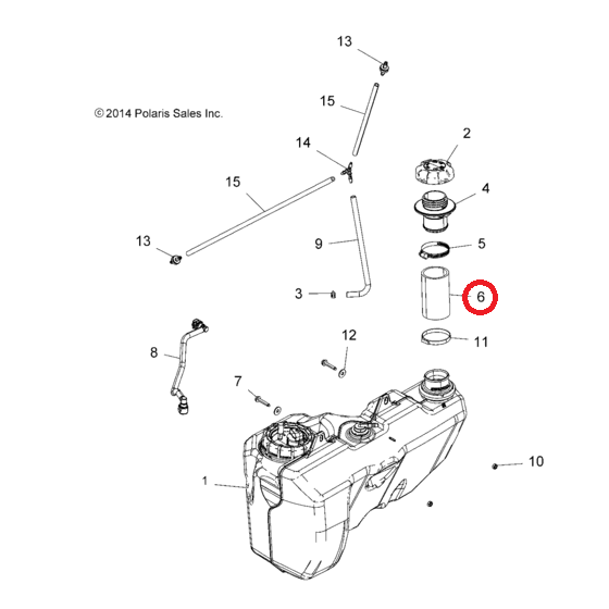 Патрубок Polaris 5413142