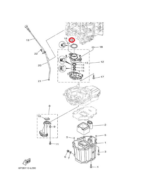 Уплотнение Yamaha 69J-11355-00-00