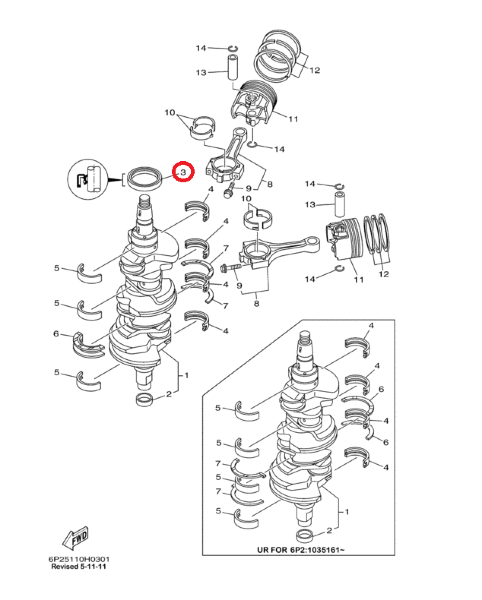 Сальник Yamaha 93102-63004-00