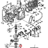 Сальник коленвала Yamaha 93102-28135-00