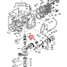 Подшипник коленвала Yamaha 93311-632U1-YM 48-55 л.с.