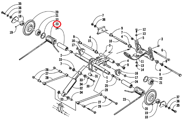 Пружина Arctic Cat 0704-856