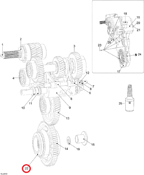 Сальник КПП BRP Ski-doo 619230031