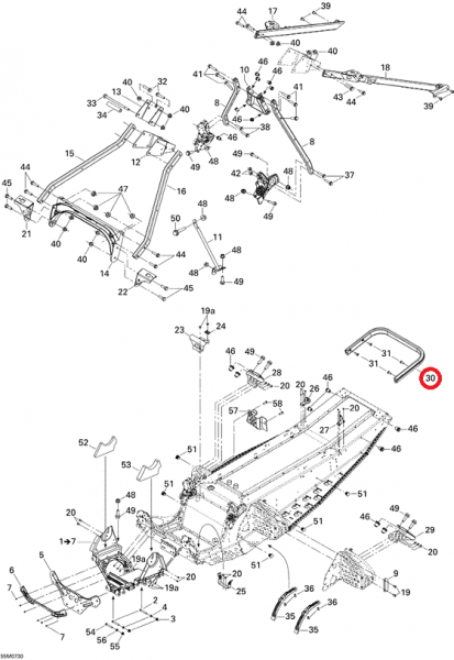 Отбойник BRP 518325221