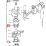 Подшипник коленвала Suzuki 09262-30055-YM