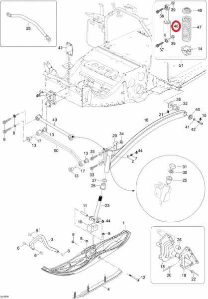 Амортизатор BRP Ski-Doo M23183  
