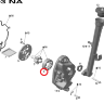 Ротор масляного насоса WSM 010-093 Sea-Doo 1503 / 1630 02-26