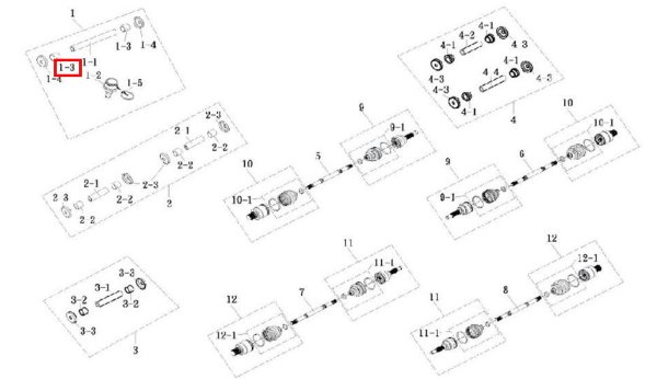 Подшипник Gamax 55513-AX300-000