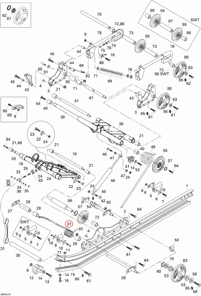Пружина подвески BRP M5241177