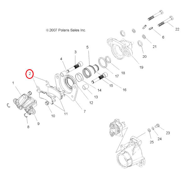 Колодки Polaris 2202414