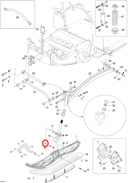 Гайка BRP 33074