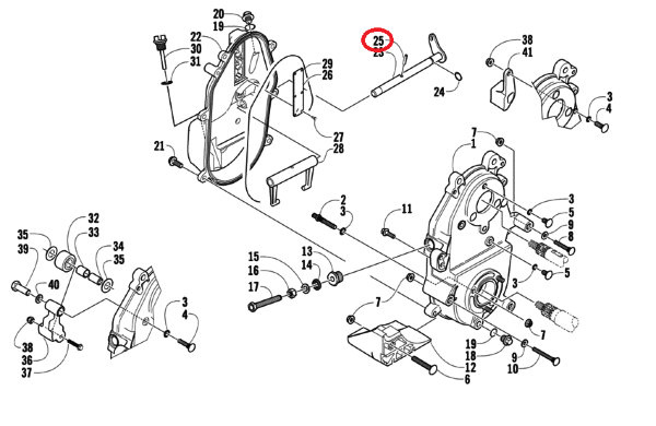 Штифт Arctic Cat 0623-542
