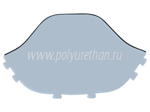 Стекло ветровое 50-44-435Pc Рысь