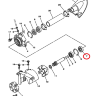 Подшипник вала водомета WSM 010-242 Yamaha 650 - 1300 90-20