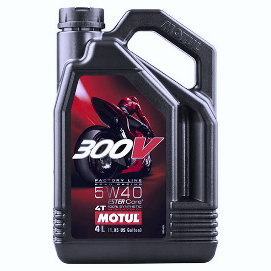 Масло MOTUL 300V 4T FactoryLine Road Racing 5W-40 4L