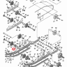 Рельс Yamaha 8JE-4741A-00-00 VK540 VK10 2013-2015